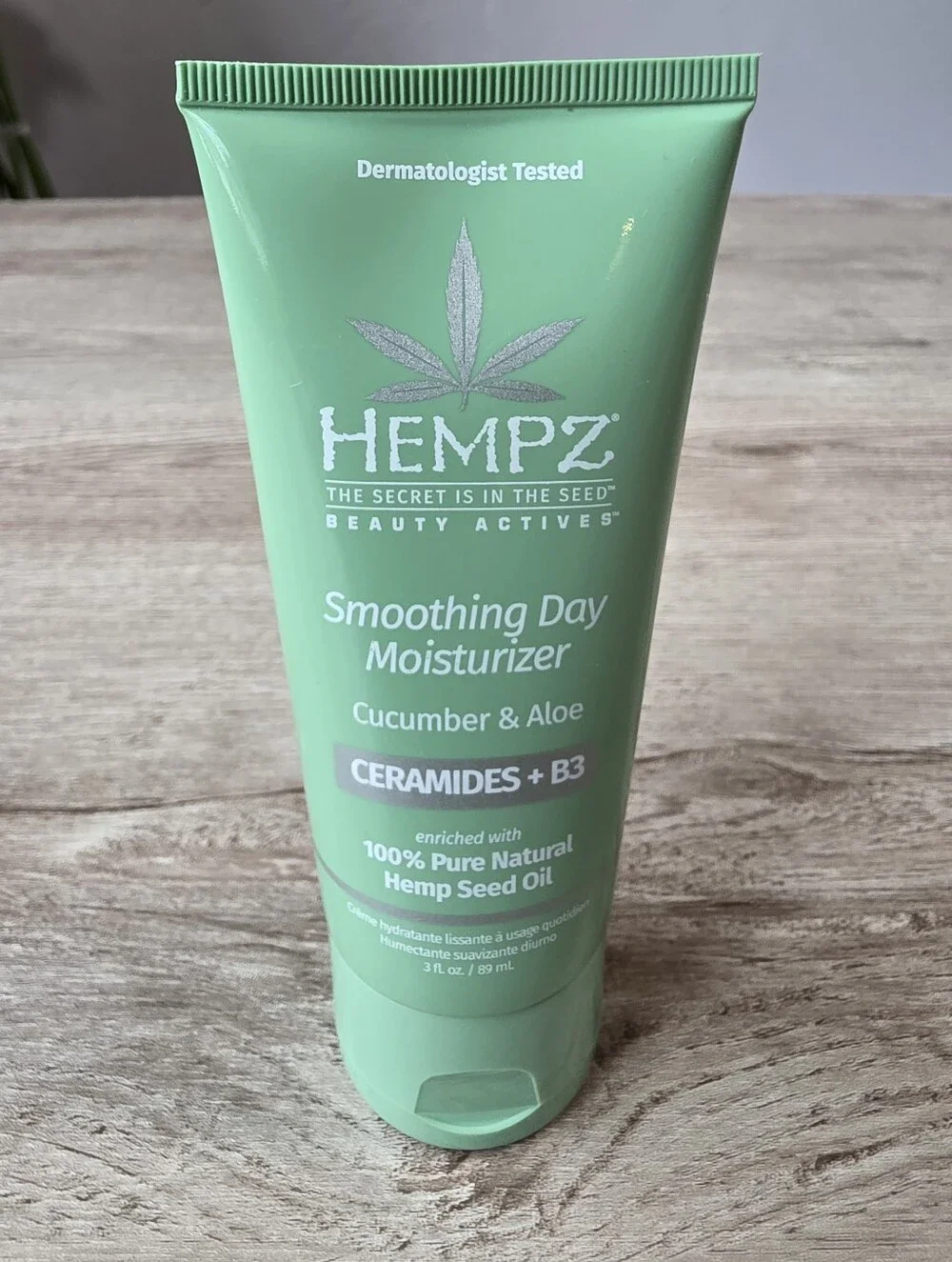 HEMPZ Smoothing Day Moisturizer Cucumber & Aloe Ceramides + B3 3 oz Sealed